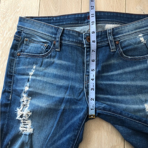 Sinclair MFGRP. Made in USA Distressed Jeans Size 26 - Picture 5 of 15